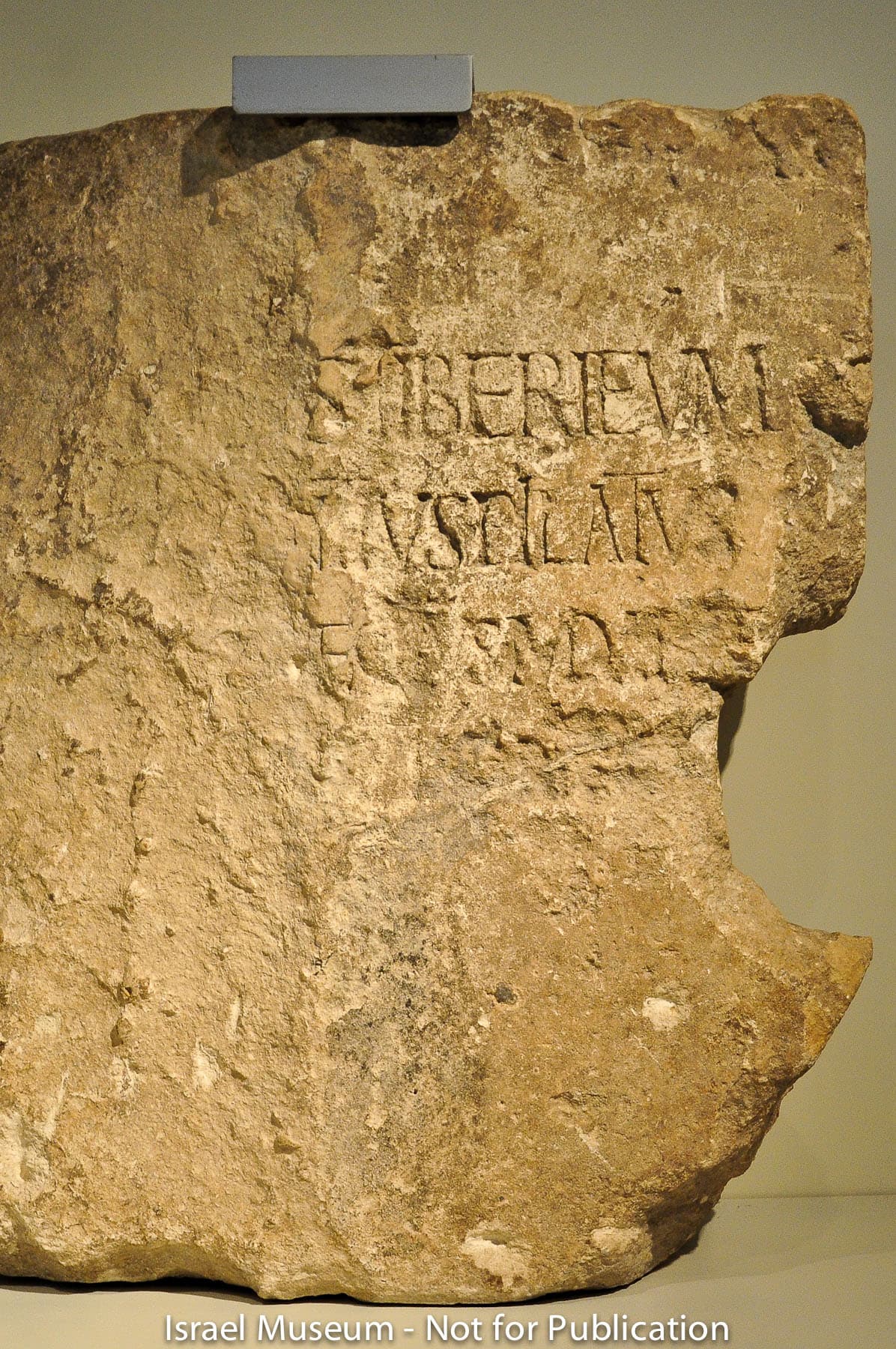 Pontius Pilate Inscription 1